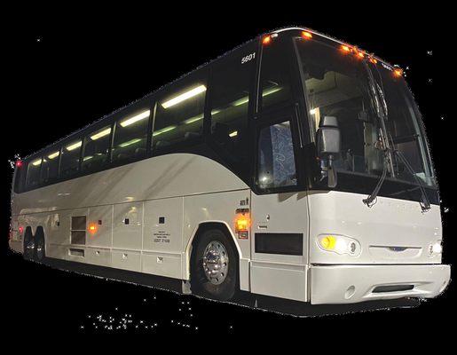 We Offer H3-45 Prevost Coaches with 56 seats for all your transportation needs.