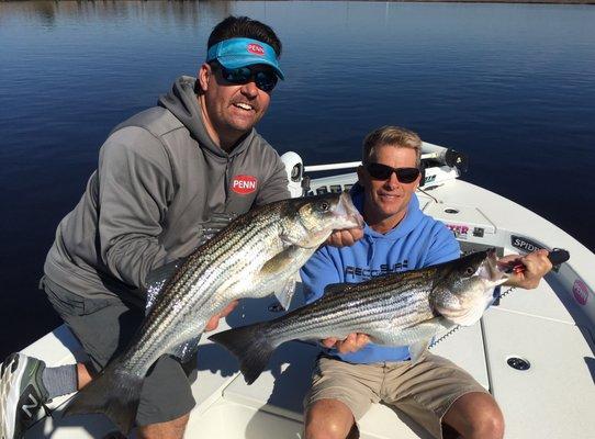 Winter Fishing Cape Fear River Striped Bass