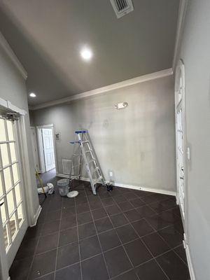 Full ceiling,walls and trim repaint!