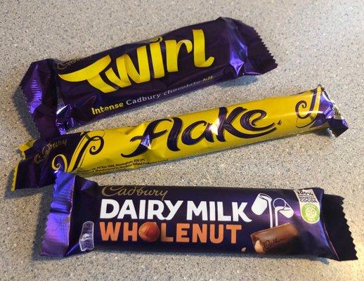 Real Cadbury bars, imported!!