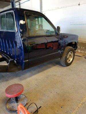 Full paint + cab corner replaced