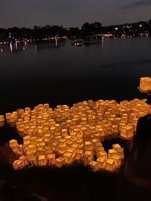 Water lantern festival held every year 2021