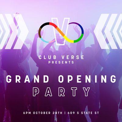 Grand opening flyer