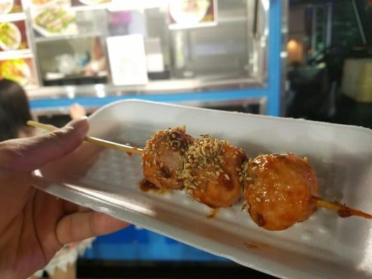 Prawn balls. $1.50 plus tax