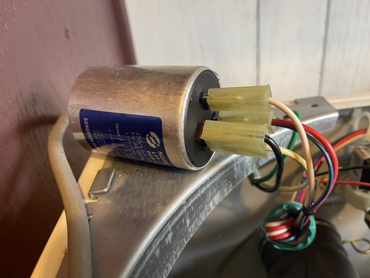 Noise filter for a washer was tested