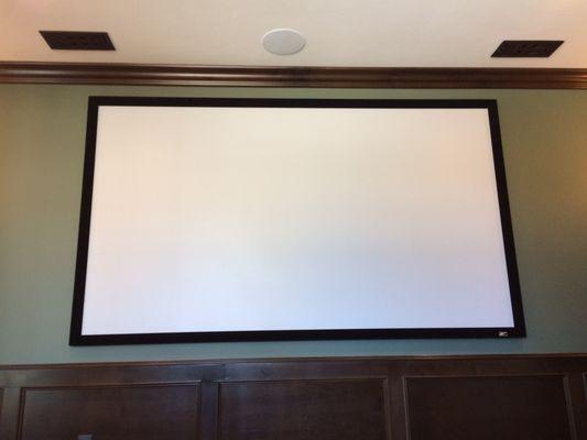 120 inch screen for a 4K 3D Epsom Projector