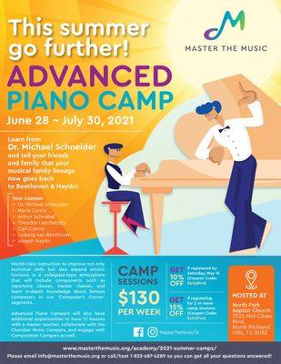 2021 Advanced Piano Camp