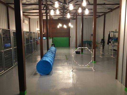 The indoor play area!