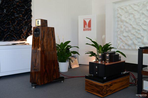 Kaiser Kawero speakers and Kondo SET tube Kagura amplifier