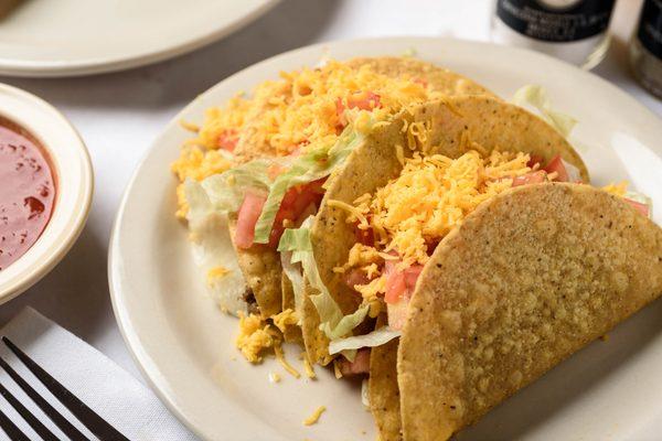 Funday Monday! Taco dinner special, crisp and tasty all day, every Monday:)