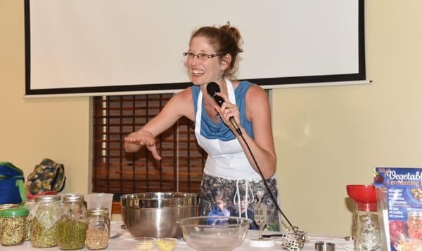 Garden Fresh Foodie speaking at WNYVegfest