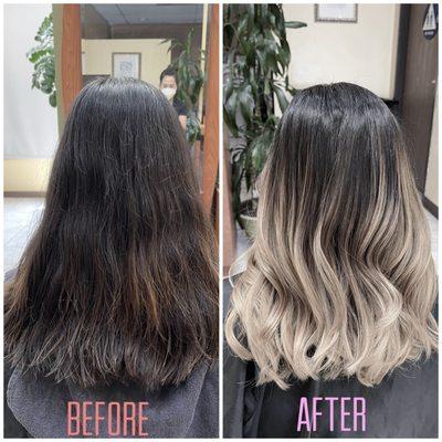 Ombré blonde