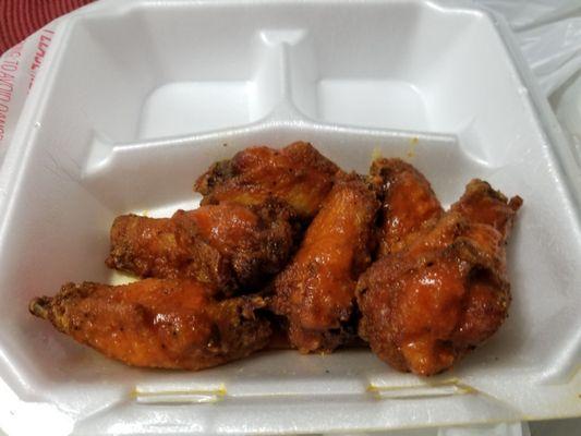 Spicy lemon pepper wings