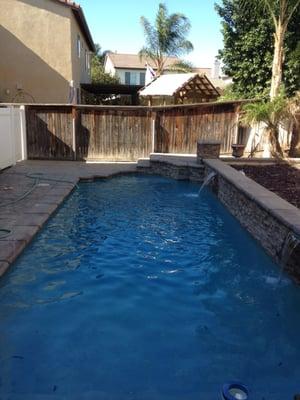 After -Pool Clean Up, Acid/Chlorine Wash