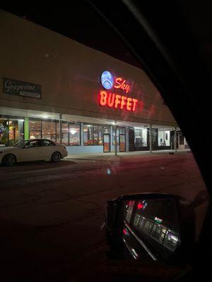 The new place they renamed it Sky Buffet