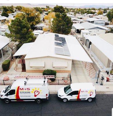 Our crew is installing brand new Solar System for homeowner!!!