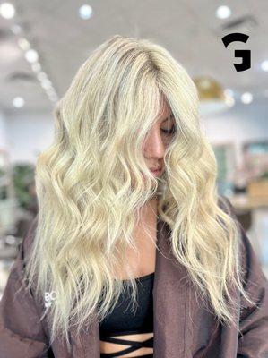 Blonde hair color is always a statement. Best blonde miami * Gleam Hair Studio - Best Hair Salon Miami * 
* IG:  @gleam.hair.studio