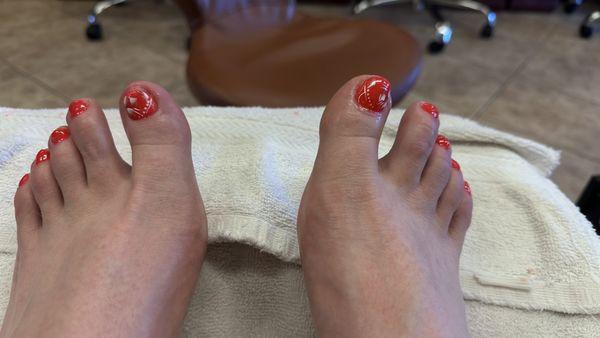 Post pedicure