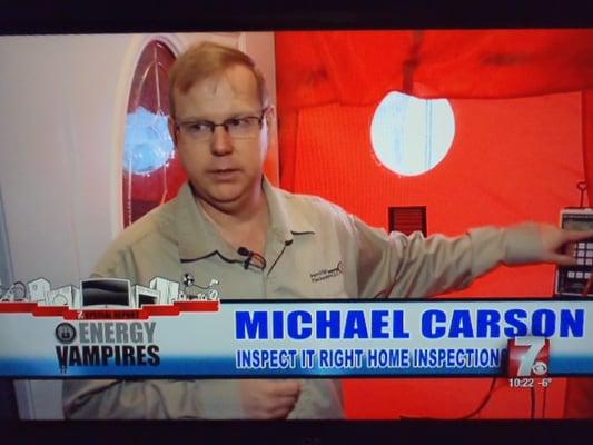 Inspect It Right Home Inspections in the news again!  This is a segment about Energy Vampires that ran on News Chanel 7.