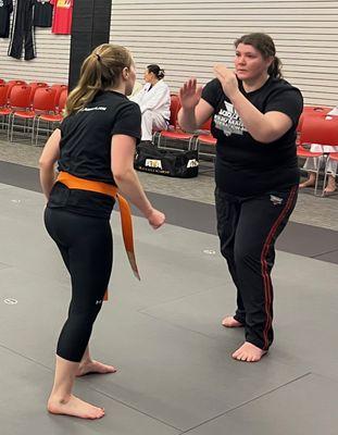 Krav Maga self-defense training at Triumph Martial Arts in Pella!