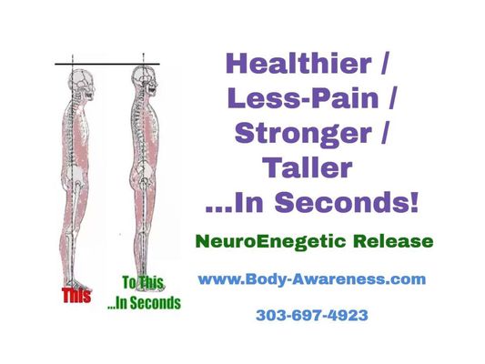 Healthier / Less-Pain / Stronger ...In Seconds!