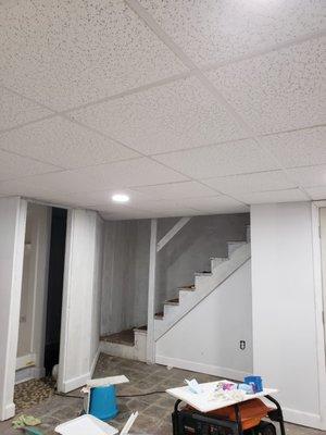 Entire basement remodeling