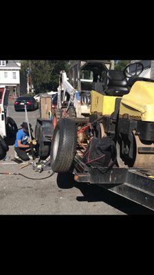 Trailer tire change