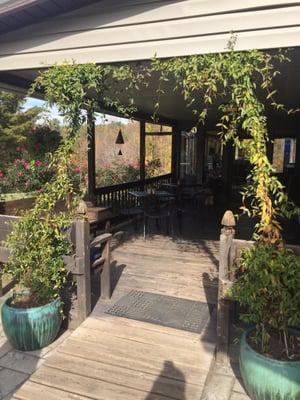 Entrance to the tasting room