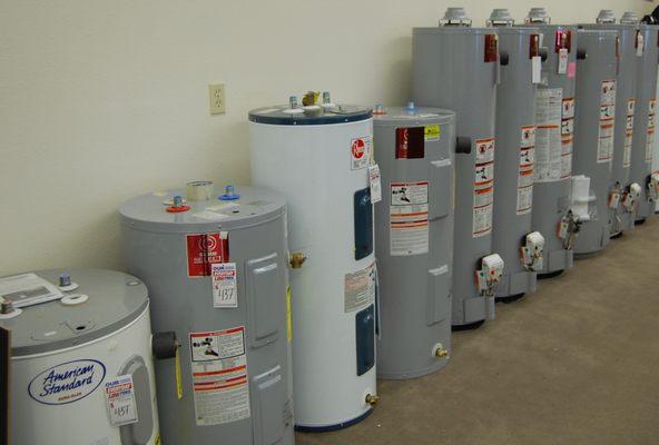 Water Heaters! Gas (Natural and LP) and Electric