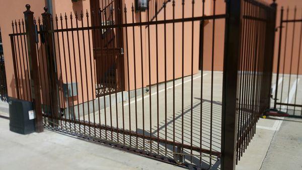 Wrought Iron Slide Gate with Viking K2 Operator