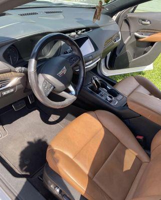 Interior detail of Cadillac XT4