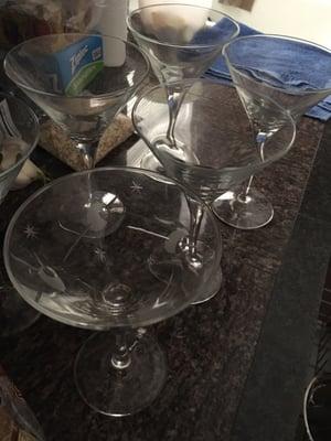 Scored these martini glasses!!!!