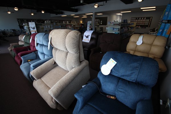 Lift Chairs in Medical Supply Store