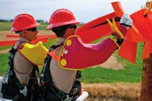 Utility Workers wearing safety gear