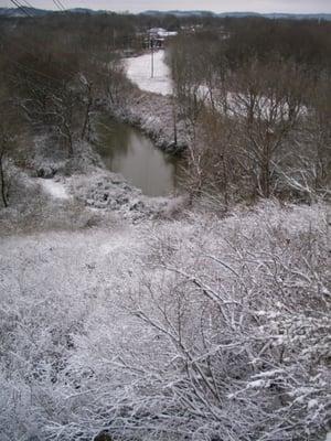 The view from Figuers' Bluff.