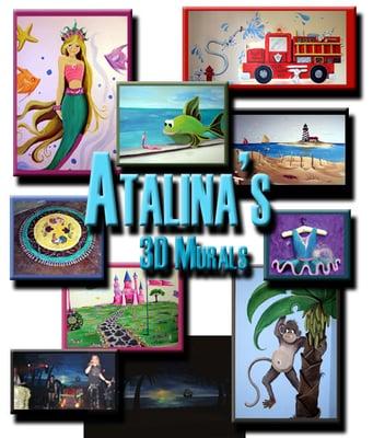 Atalina's Murals and Illustrations