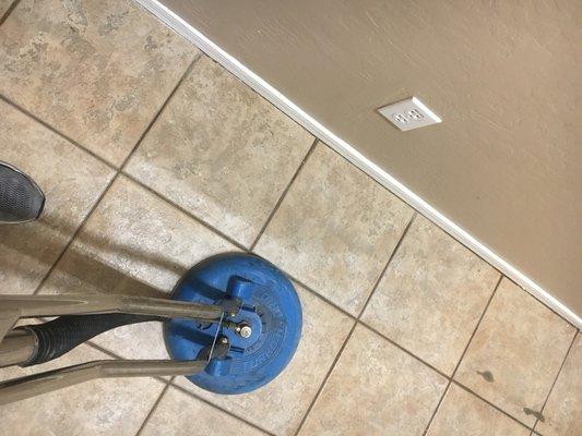 Tile cleaning