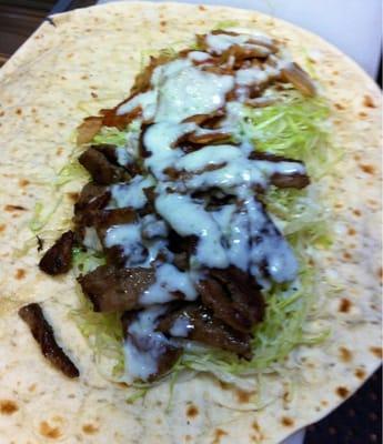 Chicken & Beef Gyro Wrap