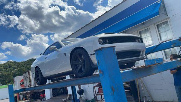 Mid muffler delete on my Hellcat