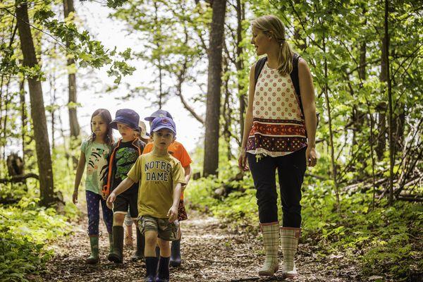 100+ acre campus that encourages outdoor exploration!