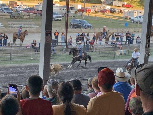 Team roping