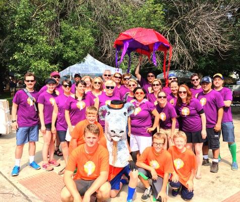 The all volunteer committee of the 2014 Bucktown Arts Fest.