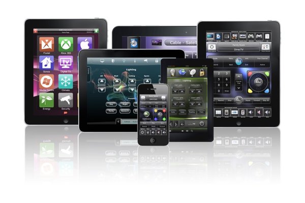 Custom remote control for iPad or Android devices