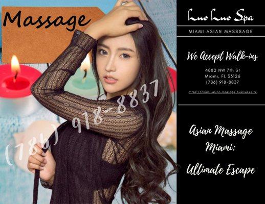 Asian Massage Miami - Various Massage Therapy Services Available