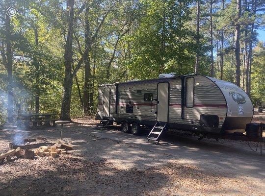 2018 Forest River Cherokee set up at Crater of Diamonds in Murfreesboro,Arkansas