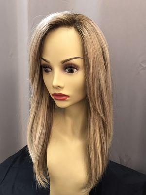 Lace front all hand tied wig! A perfect blend of blonde!