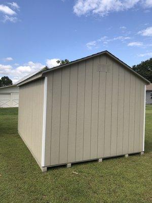 New shed from the back and side.