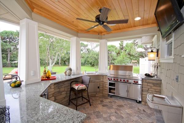 A few examples of the Summer Kitchens we've done in the last 5 years.