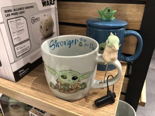 Star Wars mugs with Grogu