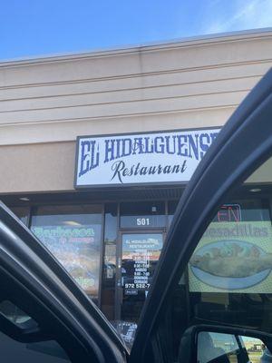 The restaurant name